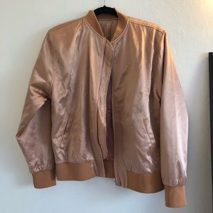 M.A.P Outerwear silk bomber jacket
